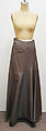 Ensemble, Vivienne Westwood (British, founded 1971), a) silk/cotton, plastic, silk; b) silk/cotton; c) silk/cotton, plastic; d) rayon; e) silk/cotton, velcro, British