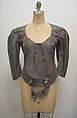 Ensemble, Vivienne Westwood (British, founded 1971), a) silk/cotton, plastic, silk; b) silk/cotton; c) silk/cotton, plastic; d) rayon; e) silk/cotton, velcro, British