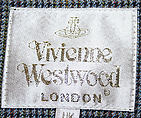 Ensemble, Vivienne Westwood (British, founded 1971), a) cotton, metal; b,c) cotton, plastic; d) cotton, British
