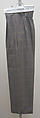Ensemble, Vivienne Westwood (British, founded 1971), a) cotton, metal; b,c) cotton, plastic; d) cotton, British