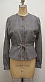 Ensemble, Vivienne Westwood (British, founded 1971), a) cotton, metal; b,c) cotton, plastic; d) cotton, British