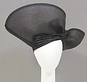 Hat, Stephen Jones (British, born 1957), horsehair, silk, British