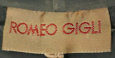 Coat, Romeo Gigli (Italian, born 1949), synthetic, Italian