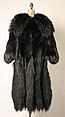 Coat, Kenzo (French, founded 1970), fur, French