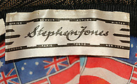 Hat, Stephen Jones (British, born 1957), a) wool, cotton, leather; b) cotton; metal, British