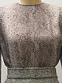 Ensemble, James Galanos (American, Philadelphia, Pennsylvania, 1924–2016 West Hollywood, California), a) wool, silk, rhinestones; b) wool, silk; c) silk, plastic, American