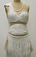Evening dress, Helmut Lang (Austrian, born 1956), silk, cotton blend, horsehair, Austrian