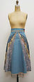 Ensemble, Roberto Cavalli (Italian, 1940–2024), cotton, wool, leather, metal, Italian
