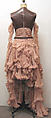 Dress, Alexander McQueen (British, founded 1992), silk, synthetic, leather, British