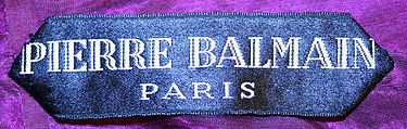 Ensemble, House of Balmain (French, founded 1945), silk, gold, French