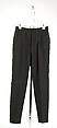 Trousers, wool, silk, plastic, French