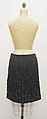 Ensemble, Prada (Italian, founded 1913), (a) plastic, wool, feathers, mohair, rayon; (b) silk, synthetic fiber, wool; (c, d) silk; (e, f) plastic (vinyl), leather, Italian