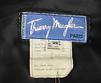 Ensemble, Mugler (French, founded 1974), leather, French