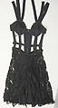 Evening dress, Jean Paul Gaultier (French, born 1952), silk, metal, French