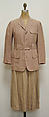 Ensemble, Ralph Lauren (American, founded 1967), linen, leather, American