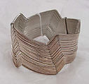 Bracelet, metal, American
