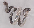 Ring, metal, stone, American