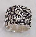 Ring, metal, American