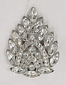 Clip, rhinestone, metal, American