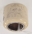 Ring, ivory, metal, Chinese