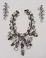 Jewelry set, Kenneth Jay Lane  American, glass, metal, synthetic, American