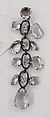 Jewelry set, Kenneth Jay Lane (American, Detroit, Michigan 1932–2017 New York), glass, metal, synthetic, American