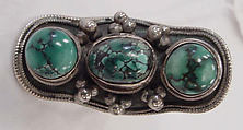 Ring, turquoise, silver, Indigenous American