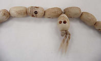 Necklace, bone, cotton, Tibetan