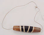 Necklace, stone, cotton, Tibetan