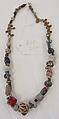 Necklace, stone, glass, ceramic, Persian