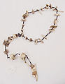 Rosary, bone, metal, Spanish