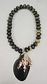 Necklace, Muriel Kallis Newman  American, wood, shell, cotton, American