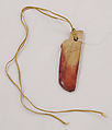 Necklace, cotton, synthetic, stone, Russian