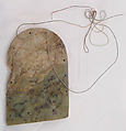 Pendant, jade, cotton, Chinese