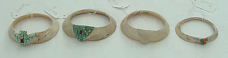 Jewelry set, shell, turquoise, Indigenous American