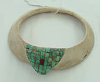 Jewelry set, shell, turquoise, Indigenous American
