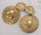 Earrings, gold, Indigenous American (Pre-Columbian)