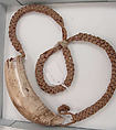 Tabua, Whale ivory, coconut fiber (magimagi), Fijian