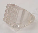 Ring, plastic, American