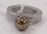 Ring, metal, American