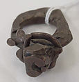 Ring, metal, American