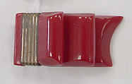 Clip, plastic (Bakelite), metal, American