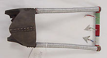 Bracelet, metal, leather, glass, wood, cotton, African (Maasai peoples)