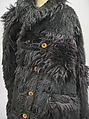 Coat, Comme des Garçons (Japanese, founded 1969), faux fur, wool, Japanese