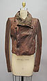 Jacket, Rick Owens (American, born 1961), leather, wool, American