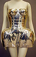 Dress, Dolce & Gabbana (Italian, founded 1985), leather, silicon, Italian
