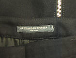 Ensemble, Alexander McQueen (British, founded 1992), wool, metal, British