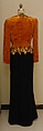 Ensemble, Bill Blass Ltd. (American, founded 1970), (a) silk, synthetic; (b) wool, American