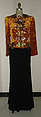 Ensemble, Bill Blass Ltd. (American, founded 1970), (a) silk, synthetic; (b) wool, American