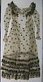 Dress, silk, probably French